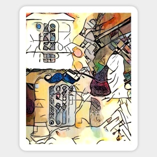 Kandinsky meets Cartagena, motif 9 Sticker